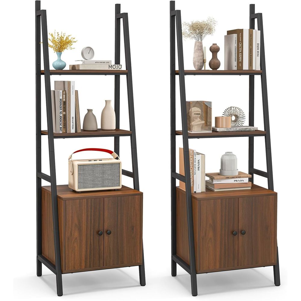 Storage & Organization - kula 4-laags ladderplank met kast, 63
