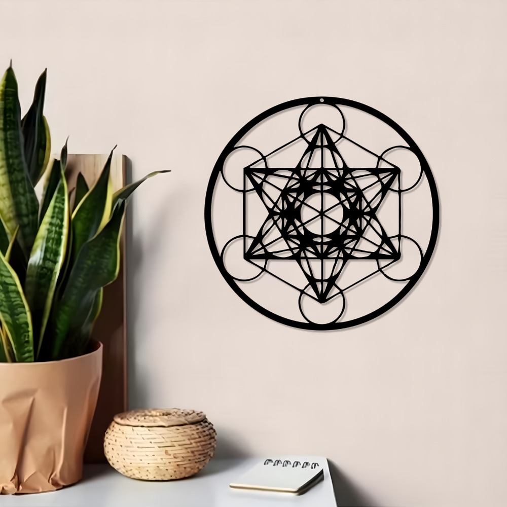 Home Decor - CIFBUY IJzeren Wanddecoratie Ster van David
