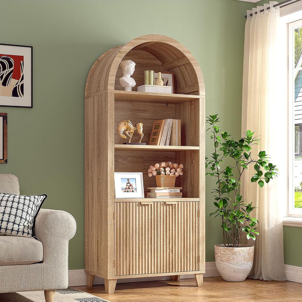Storage & Organization - Gebogen kast, opbergplanken met 5 niveaus,