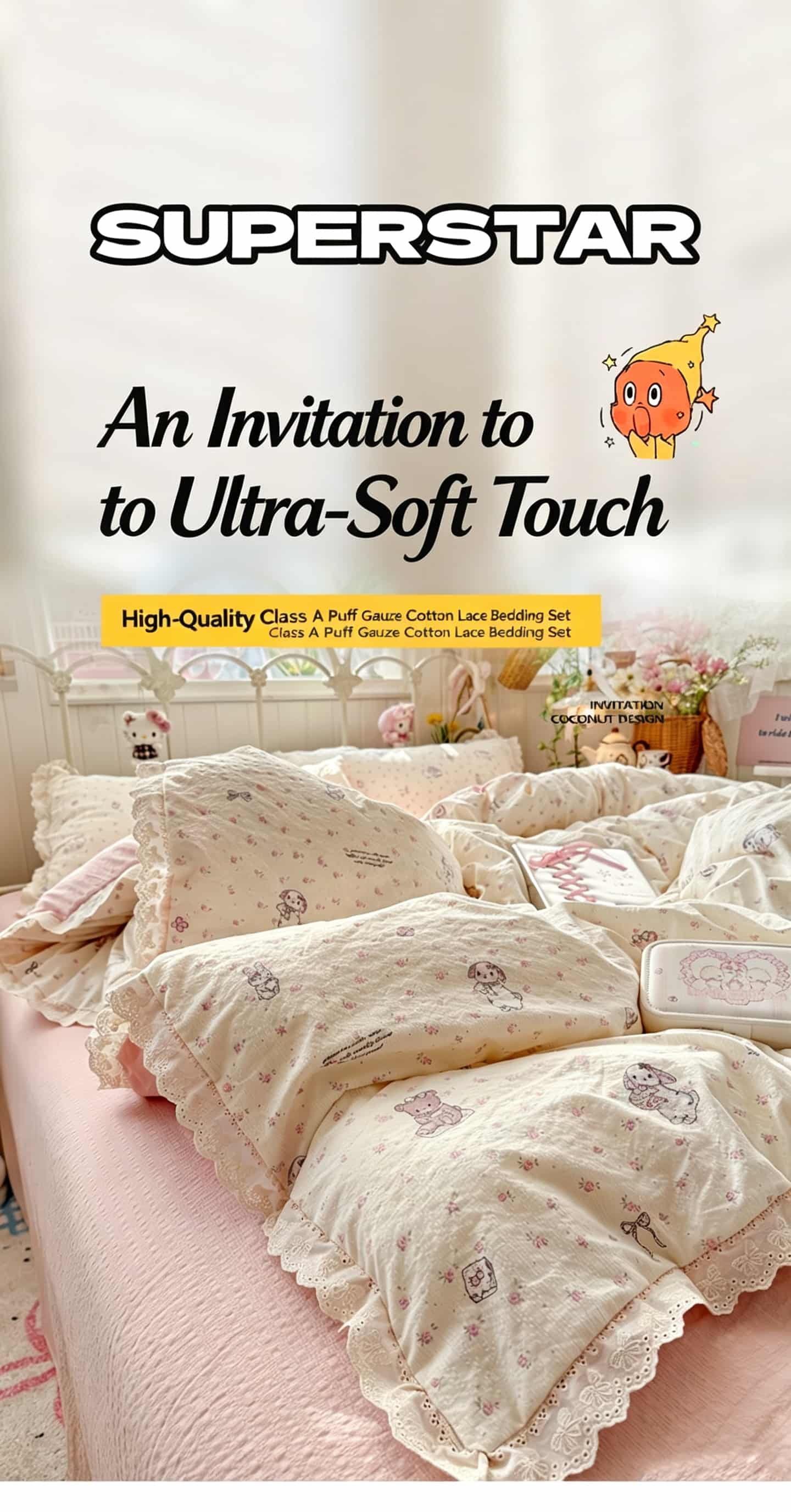 Esthetische Cottagecore-bedden - Aesthetic Floral Duvet Cover recensie en prijs
