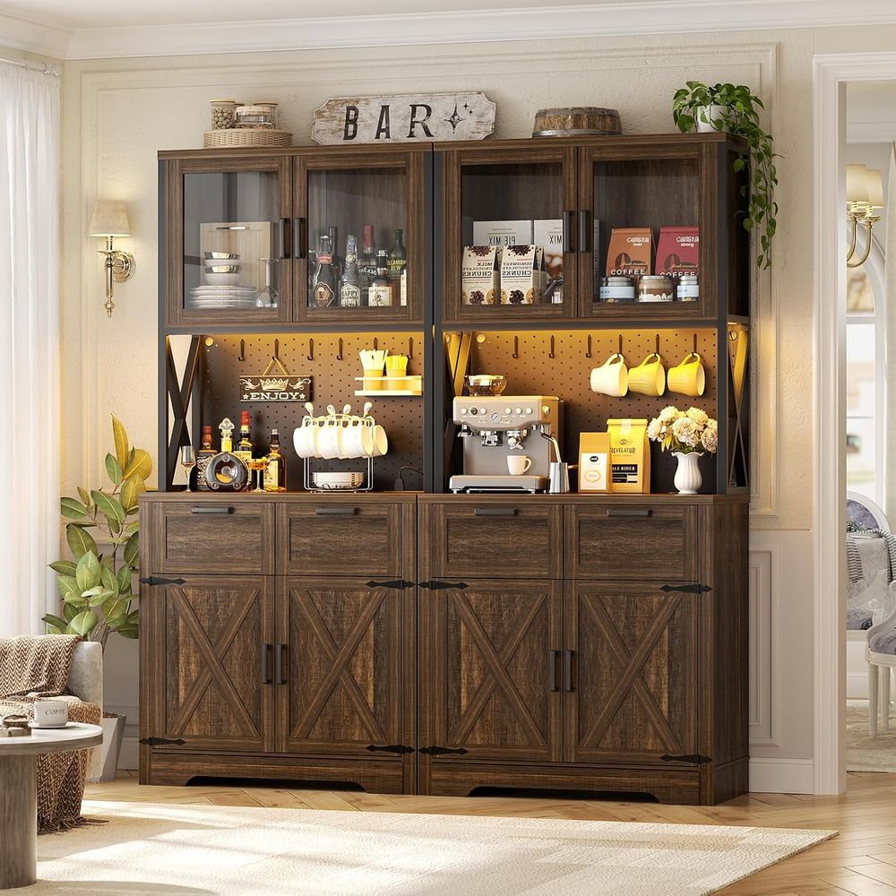 71 inch keukenkast met LED-ver - Storage & Organization recensie en prijs