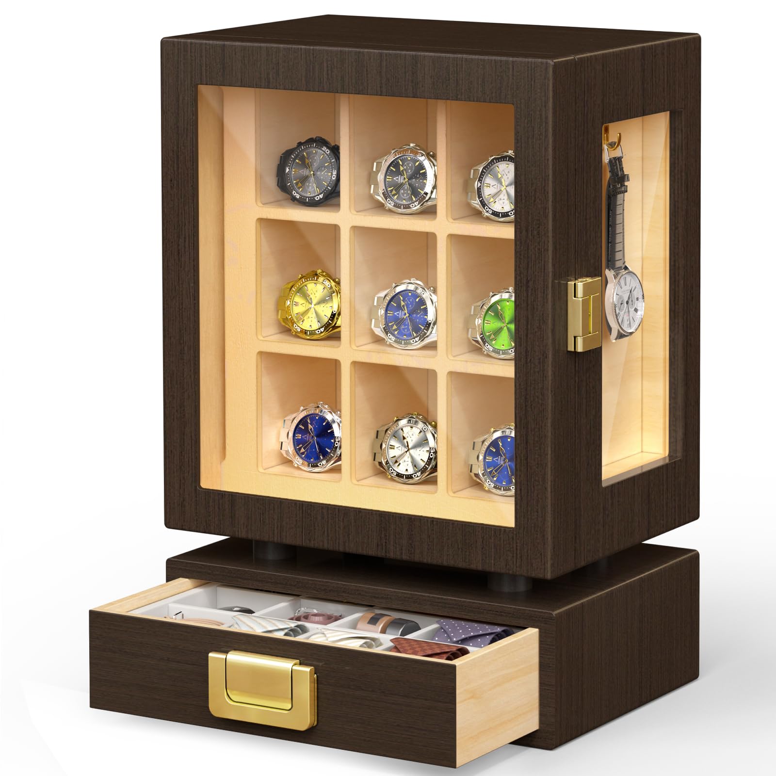 Houten opbergdoos voor horloge - Storage & Organization recensie en prijs