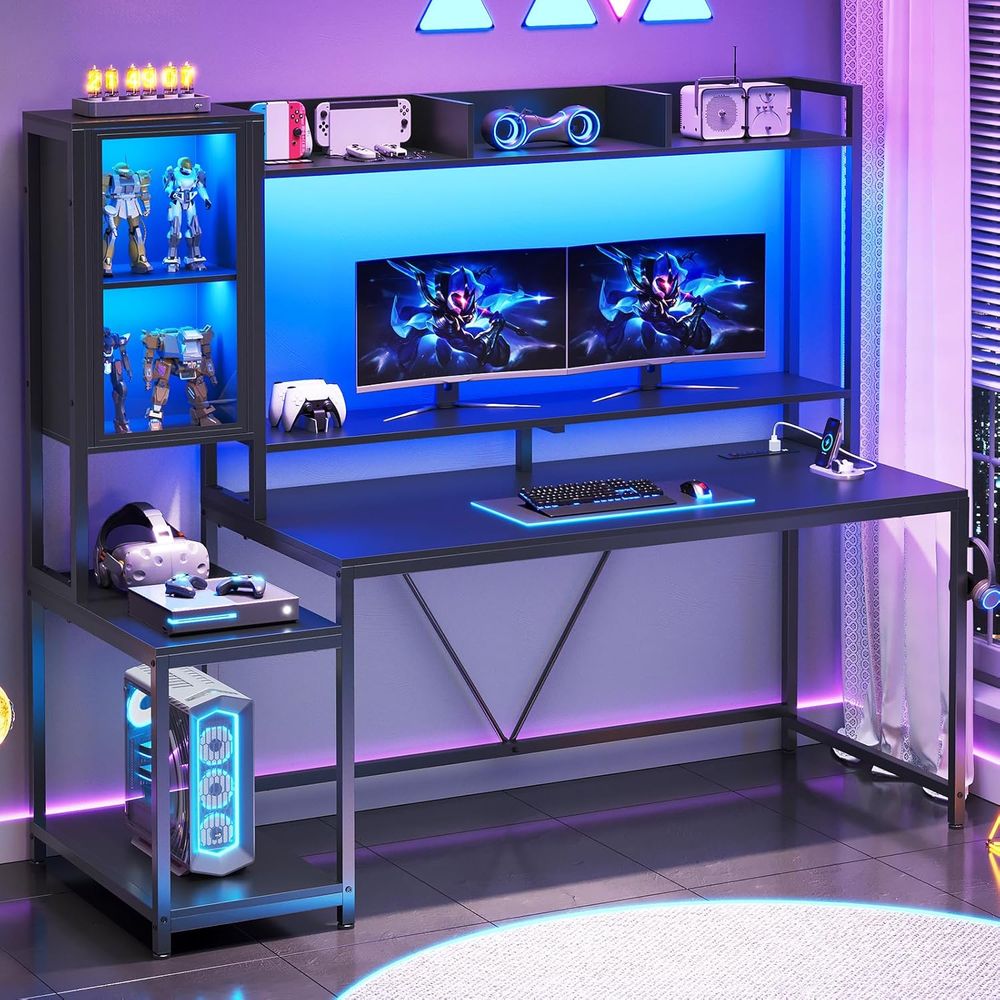 60'' gamingbureau met opbergru - Storage & Organization recensie en prijs