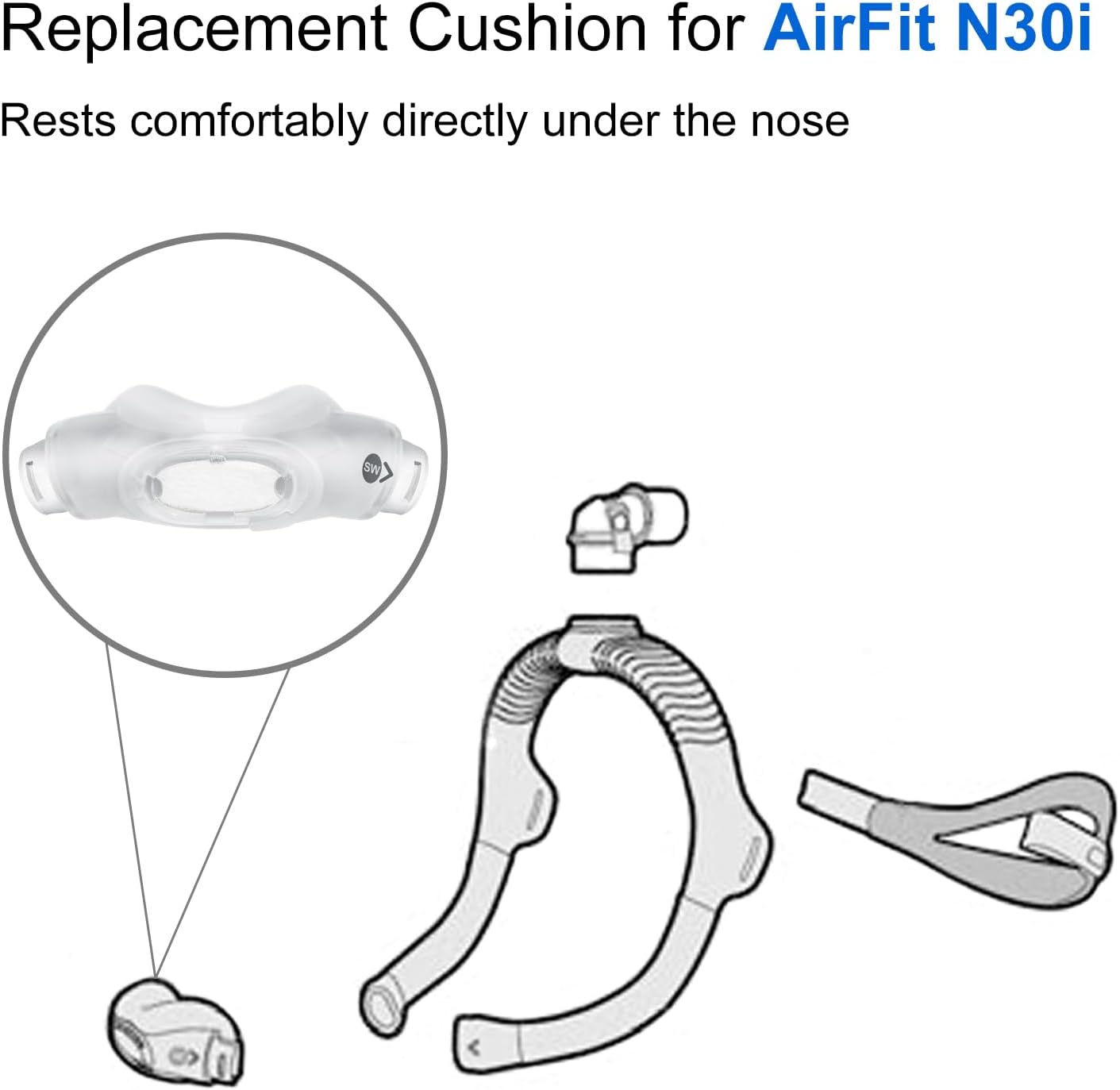 Airfit N30i vervangend neuskus - Anti Snore Contour Pillow recensie en prijs