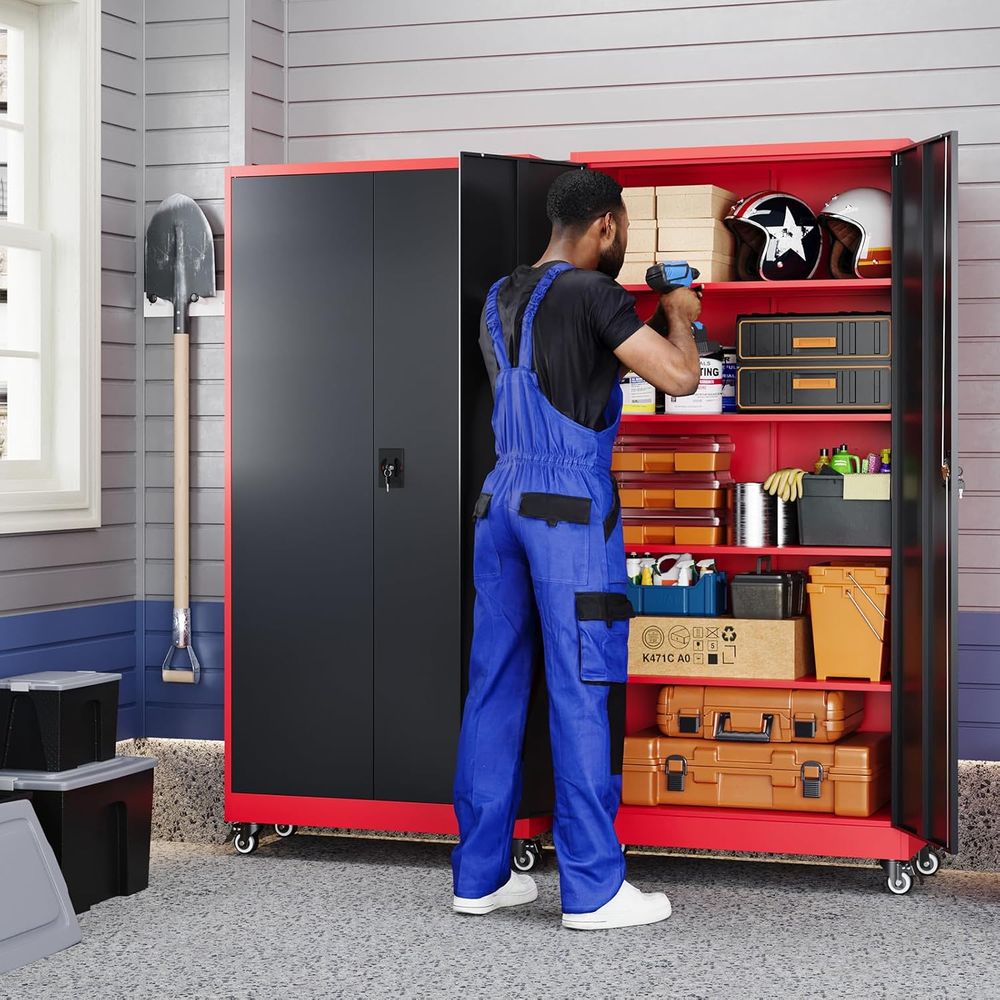 Metalen garage-opbergkast met  - Storage & Organization recensie en prijs