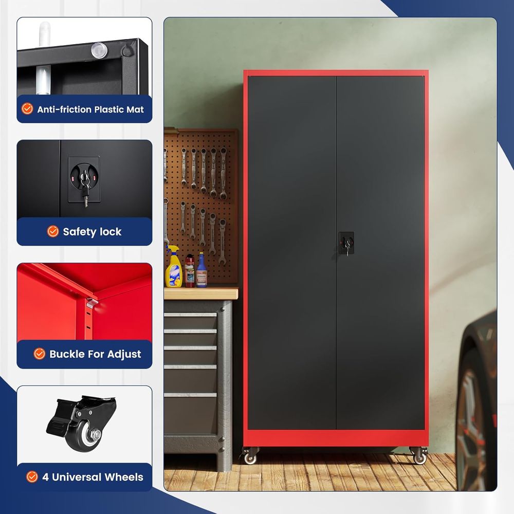Metalen garage-opbergkast met  - Storage & Organization recensie en prijs