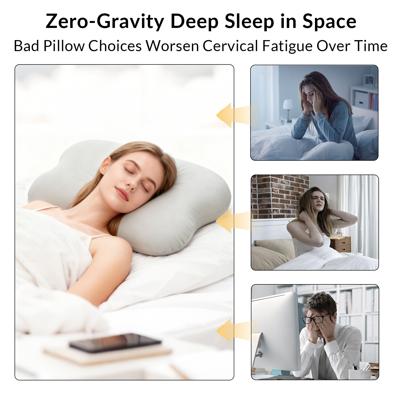 Nekkussen voor de nek en schou - Memory Foam Orthopedic Pillow Neck Pain recensie en prijs